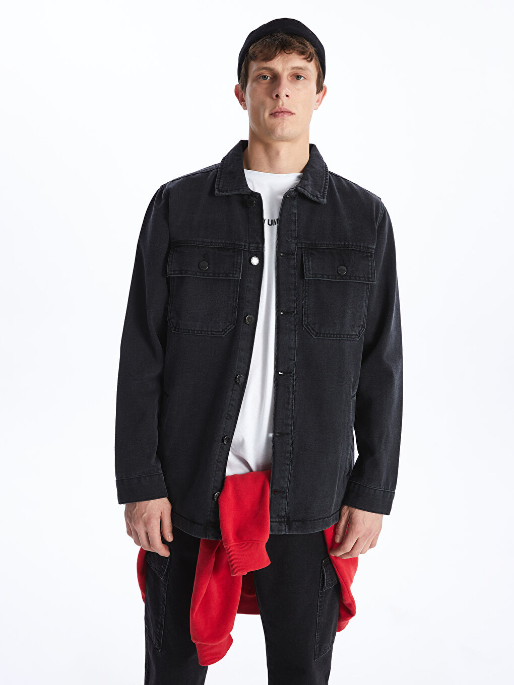 LCW Jeans Standard Fit Men's Denim Jacket -S41307Z8-326