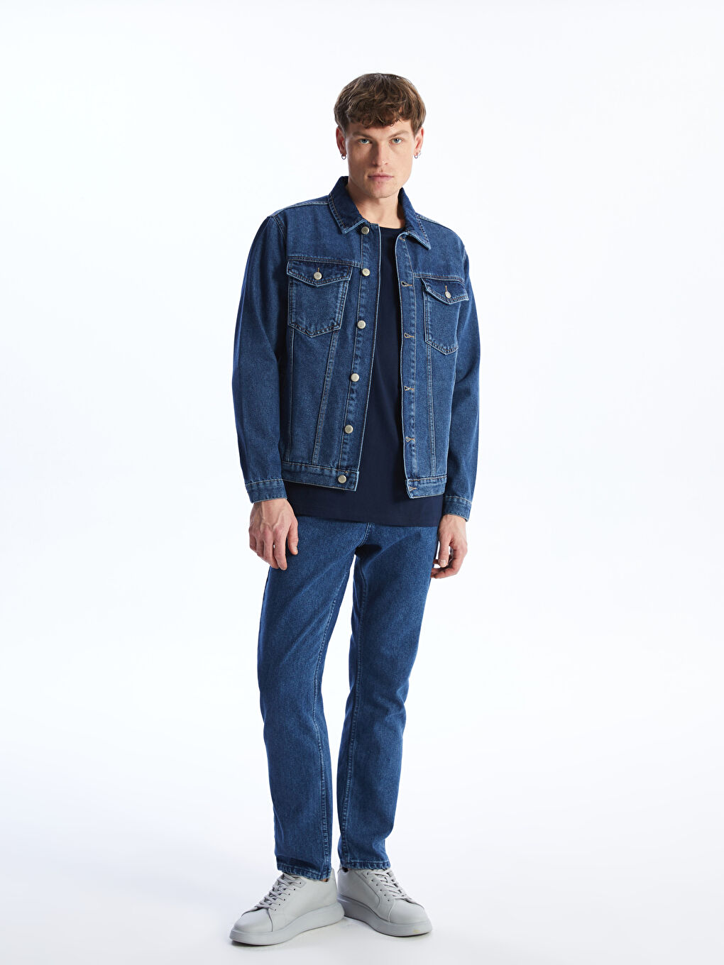 Standard Fit Men's Denim Jacket -S41311Z8-H45