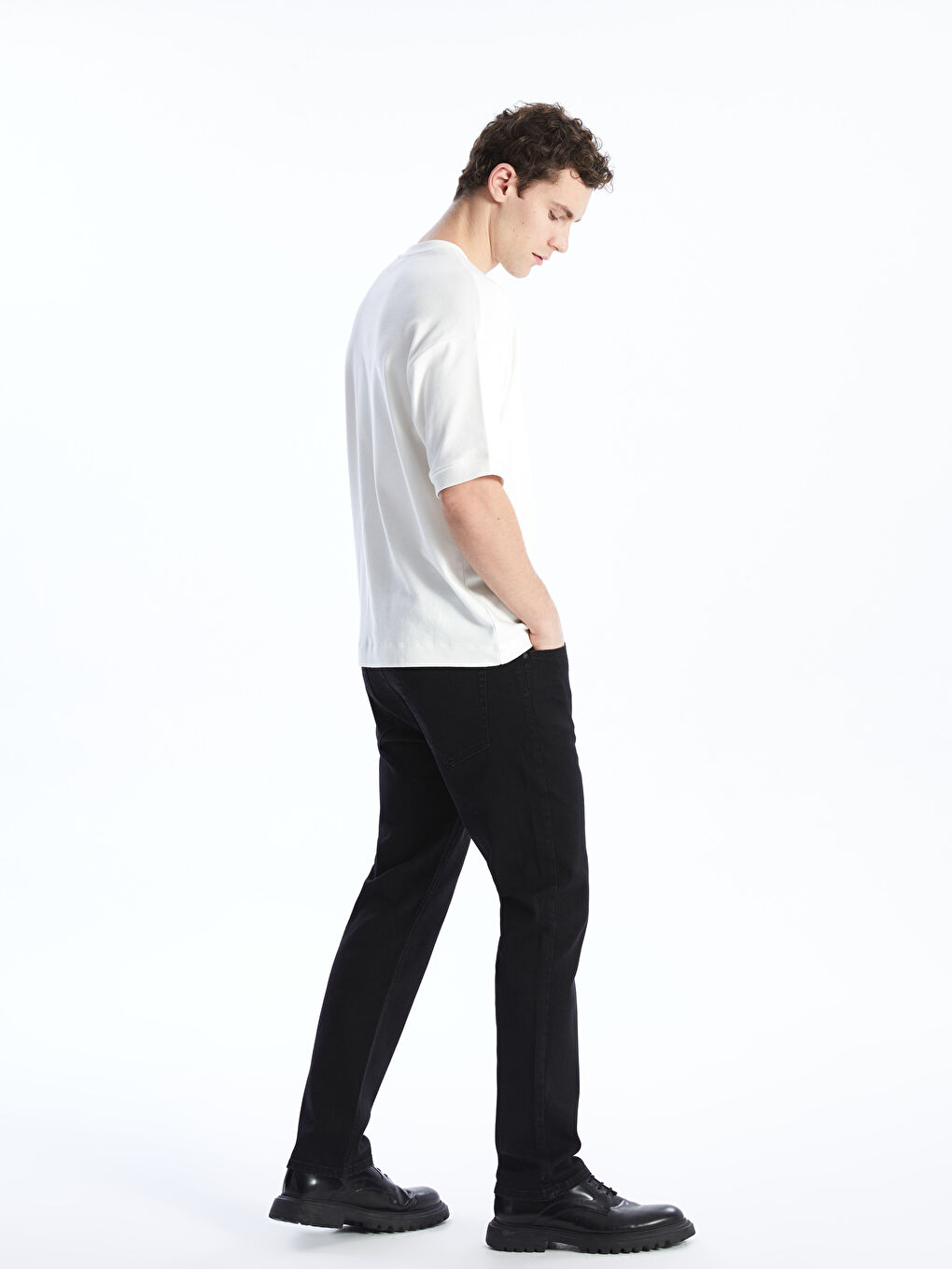 Siyah 779 Regular Fit Erkek Jean Pantolon-1