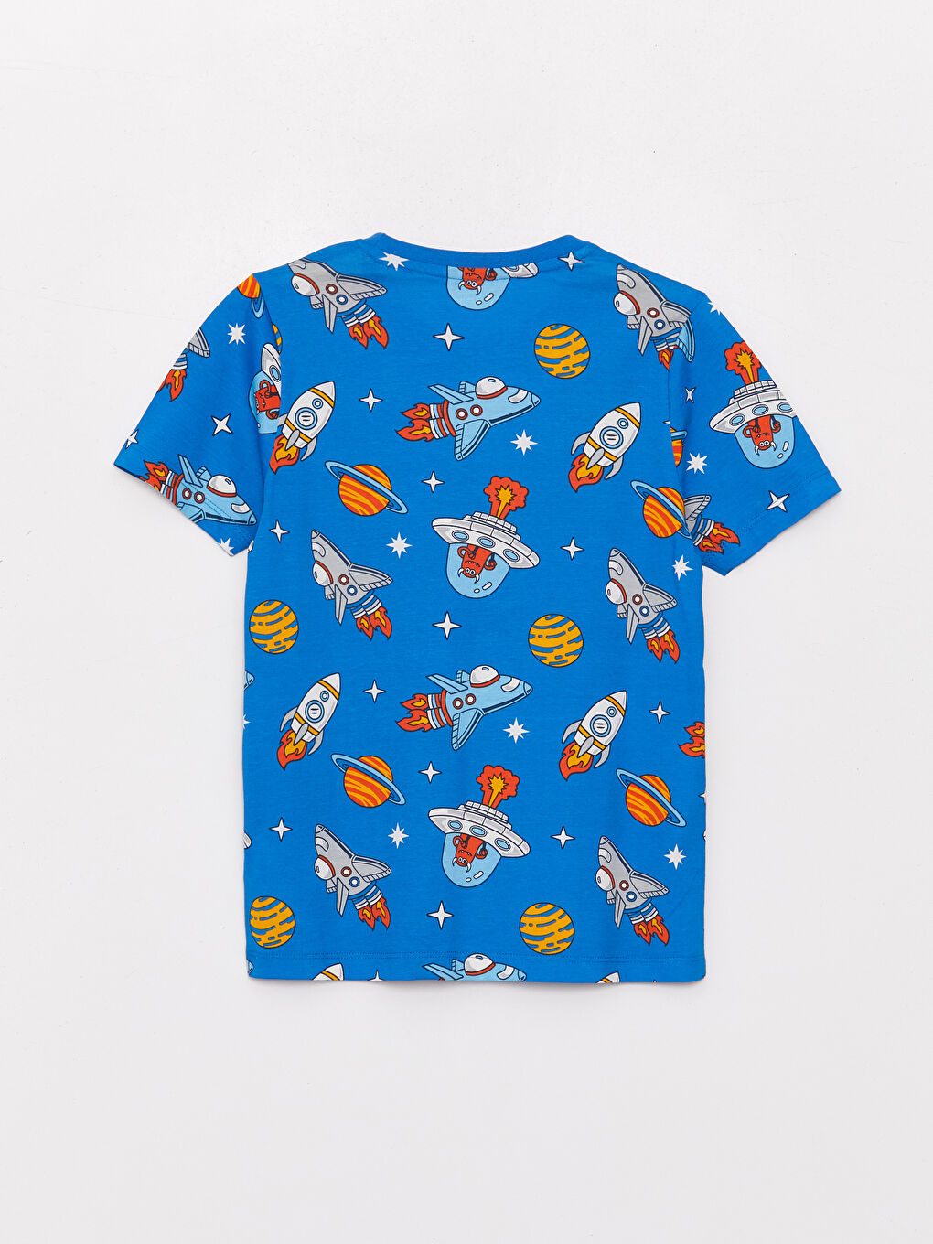 Ensemble Pyjama pour Garçons à Col Rond Imprimé à Manches Courtes-6