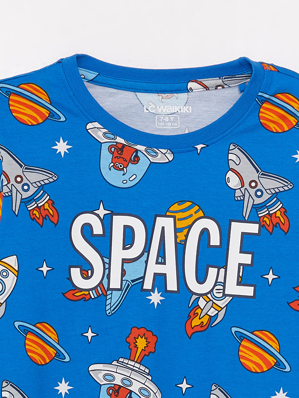 Ensemble Pyjama pour Garçons à Col Rond Imprimé à Manches Courtes-9