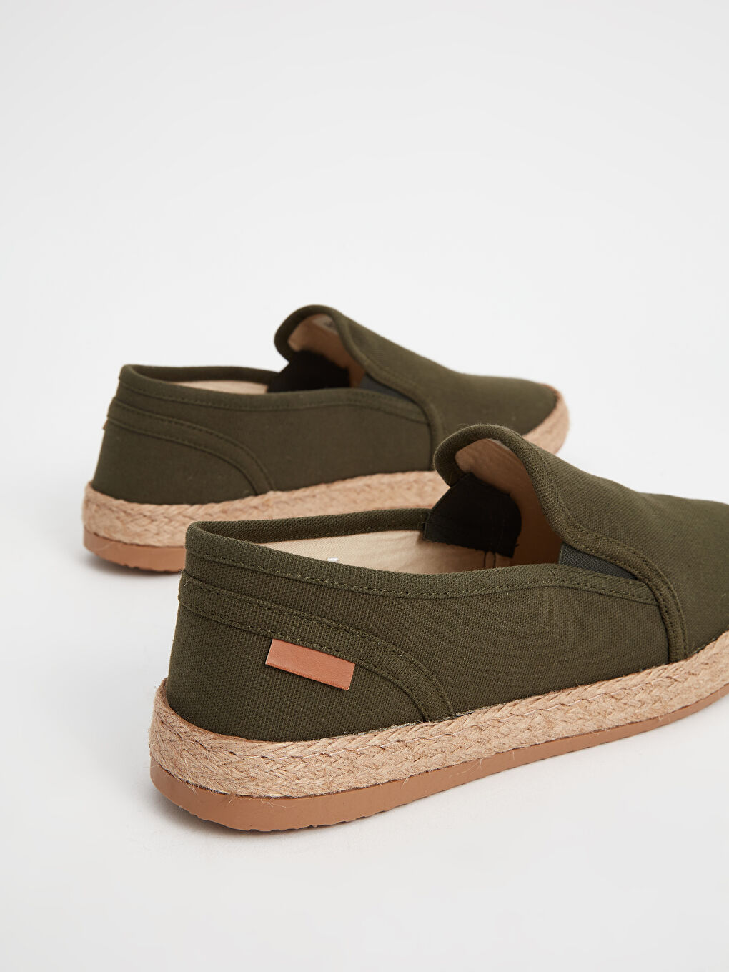 LCW STEPS Haki Hasır Tabanlı Erkek Espadril Ayakkabı - 3