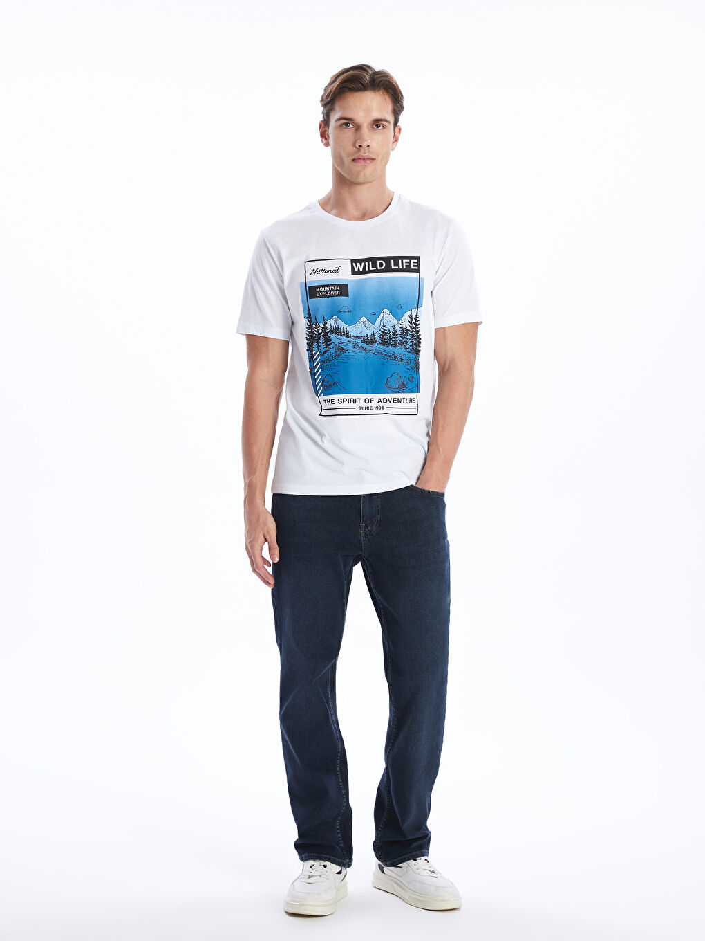 İndigo 790 Rahat Kalıp Erkek Jean Pantolon-1