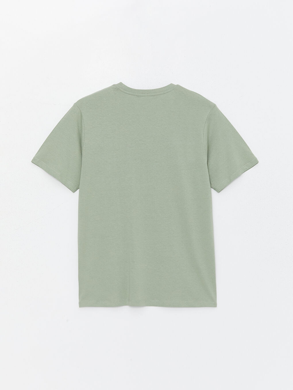 Crew Neck Short Sleeve Printed Combed Cotton Men's T-shirt -S41379Z8-V9V