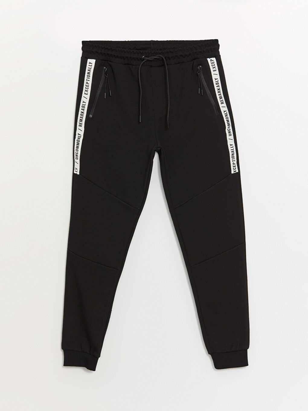 Siyah Slim Fit Erkek Jogger Eşofman Altı-5