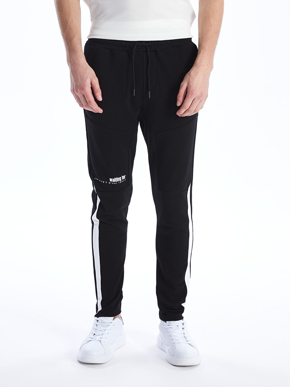 XSIDE Siyah Slim Fit Erkek Jogger Eşofman Altı - 2