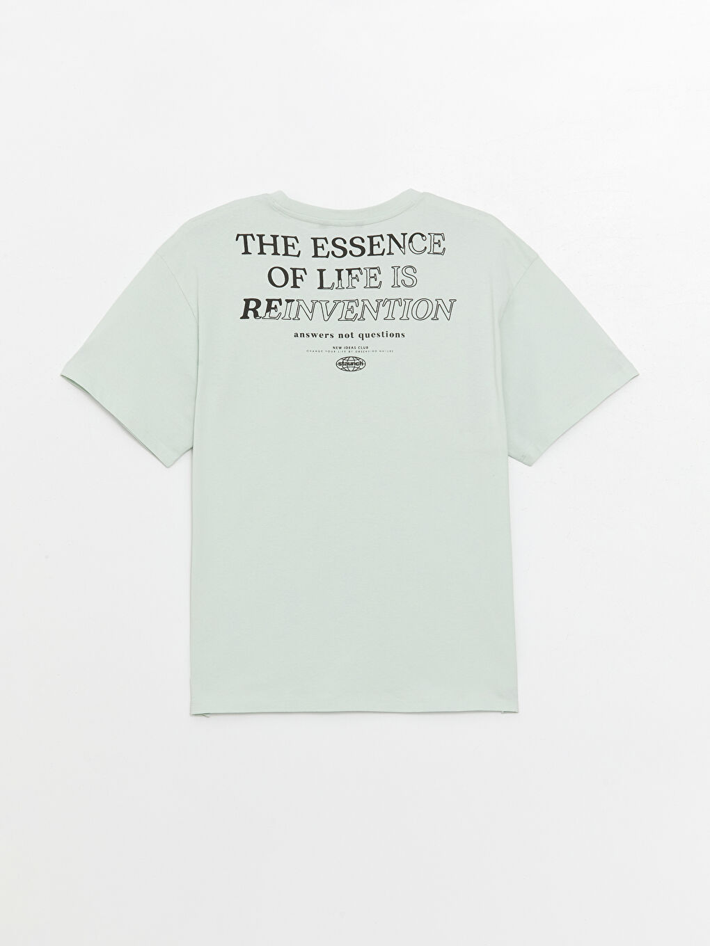 T-shirt pour hommes en coton peigné imprimé à manches courtes et col rond-6