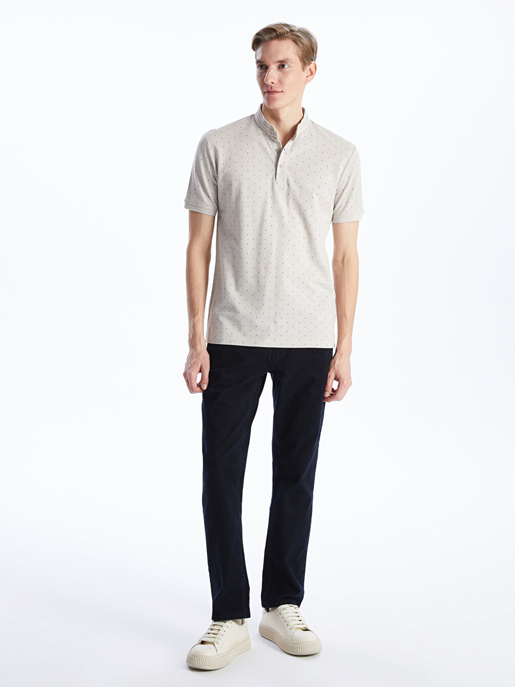 Hakim Yaka Pike Erkek Tişört-1