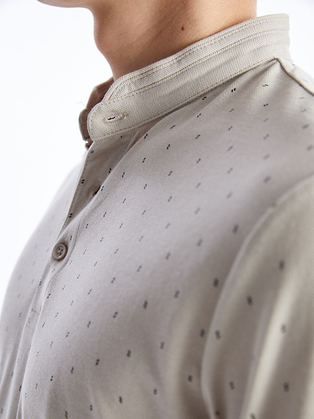 Hakim Yaka Pike Erkek Tişört-3