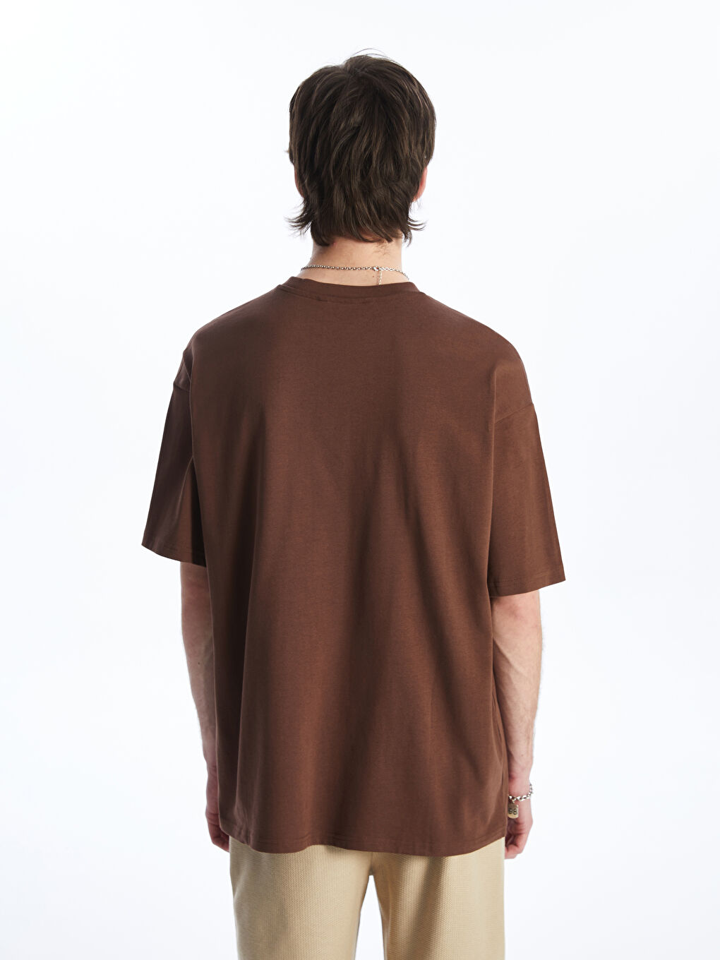 XSIDE Crew Neck Short Sleeve Men's T-Shirt -S41432Z8-HKQ
