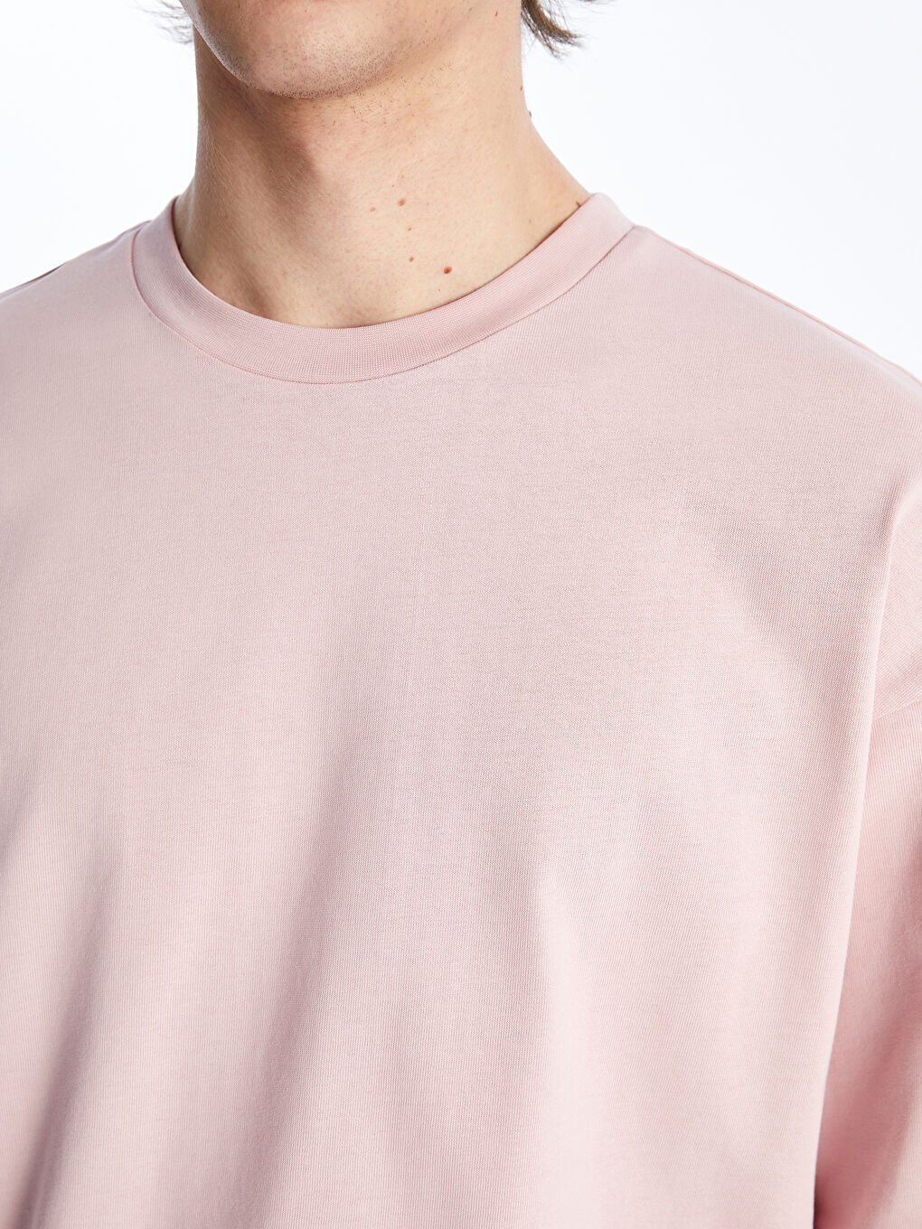 T-shirt à Manches Courtes pour Hommes avec Col Rond-3