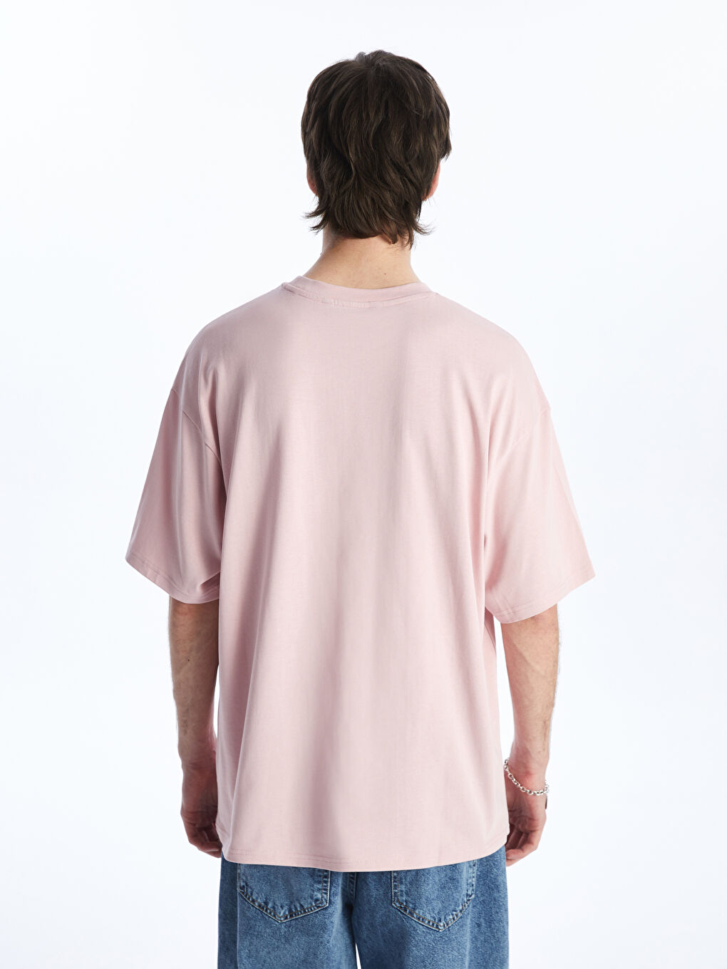 T-shirt à Manches Courtes pour Hommes avec Col Rond-4