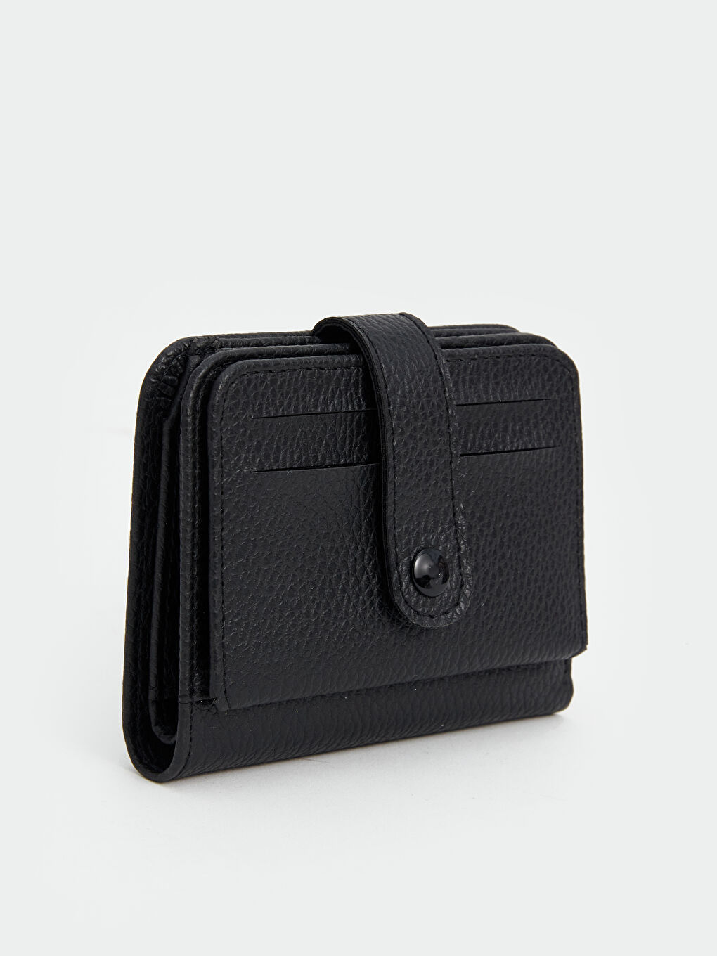 Siyah Deri Görünümlü Erkek Kartlık-1