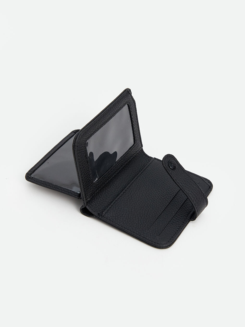 Siyah Deri Görünümlü Erkek Kartlık-3