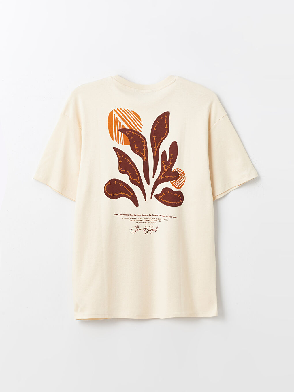 T-shirt à Manches Courtes Imprimé pour Hommes avec Col Rond-6