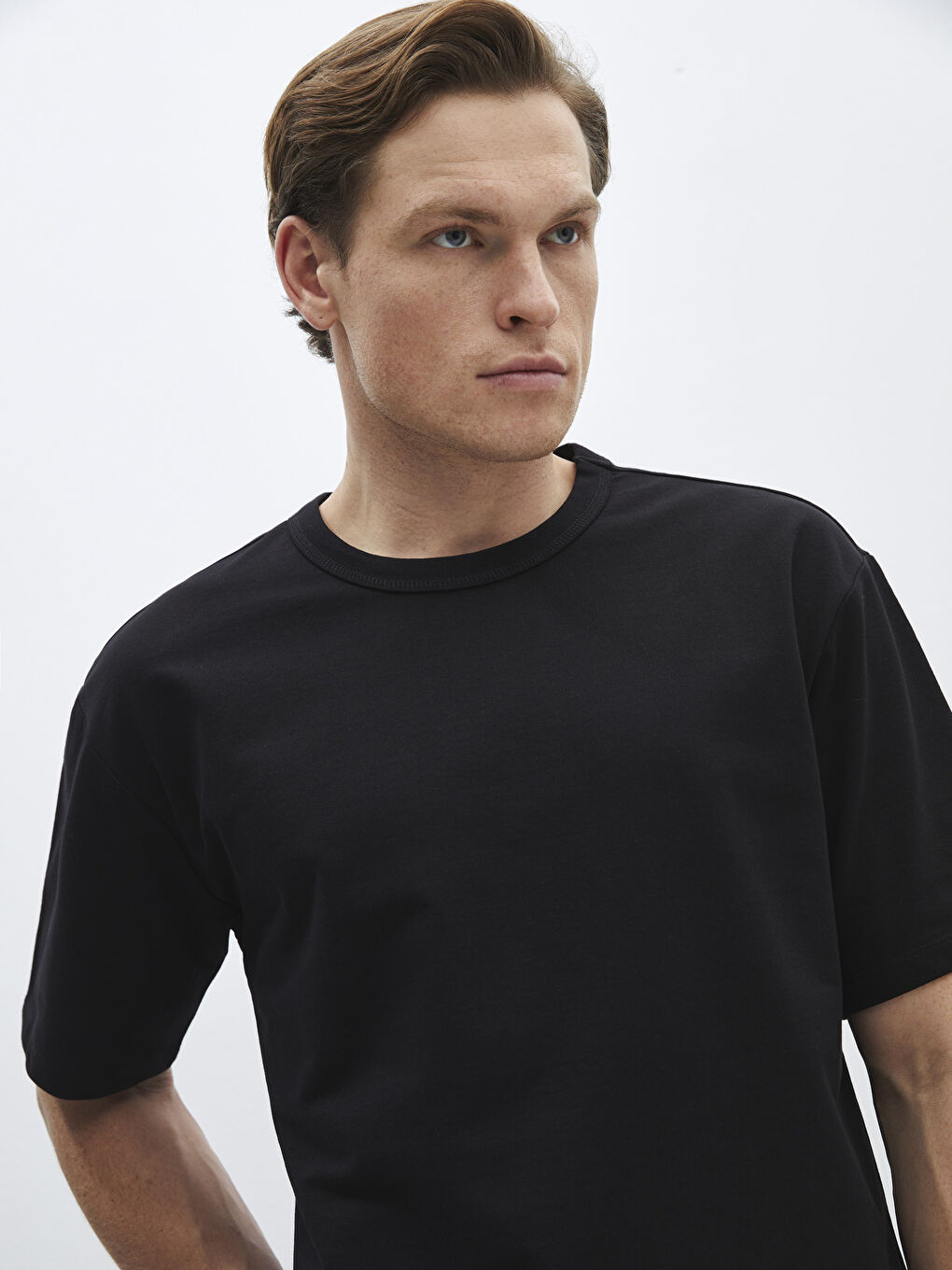 Crew Neck Short Sleeve Men's T-Shirt-1