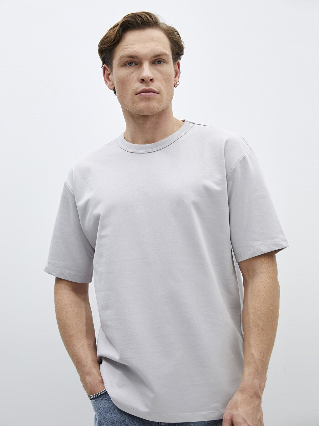 Crew Neck Short Sleeve Men's T-Shirt