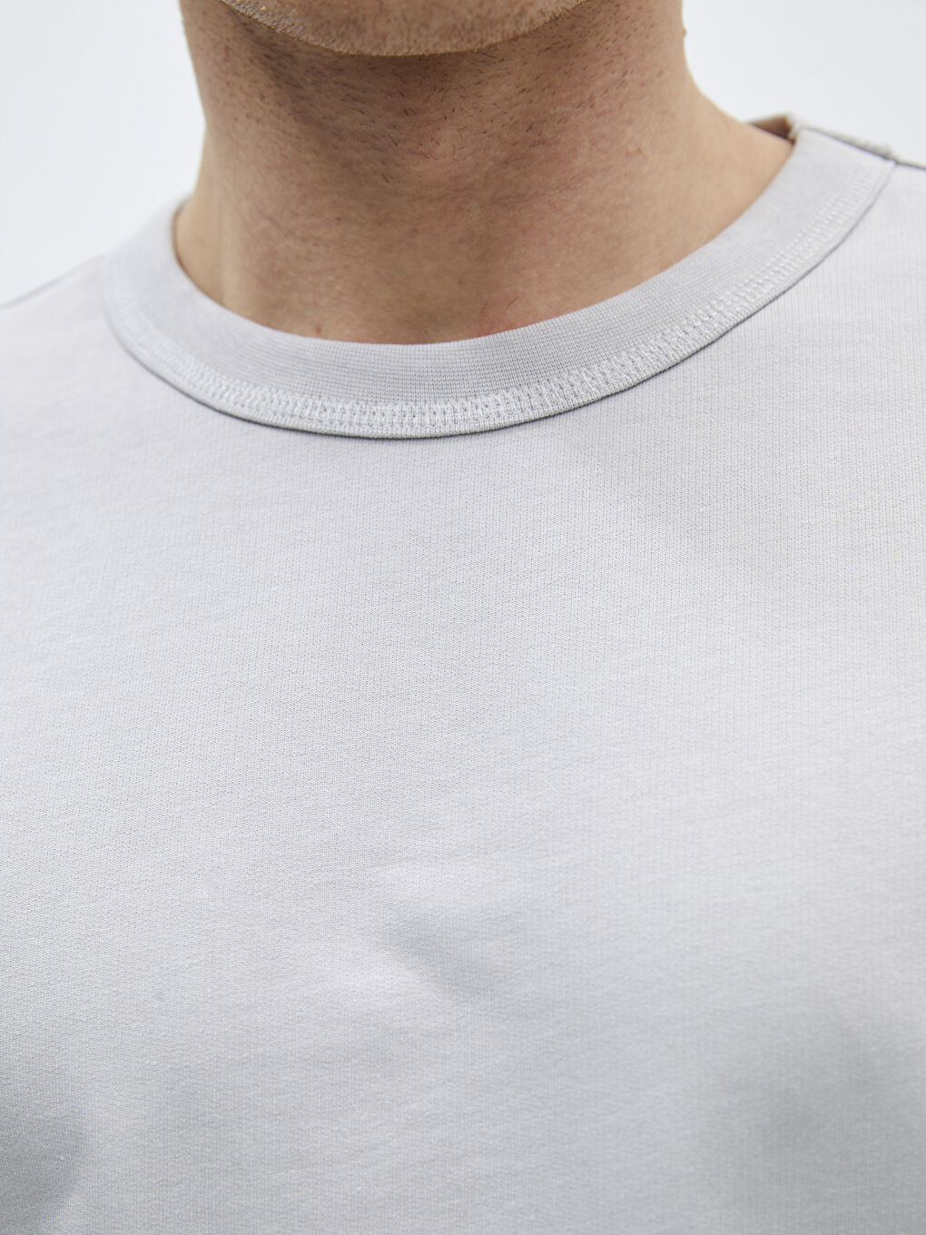 Crew Neck Short Sleeve Men's T-Shirt-3