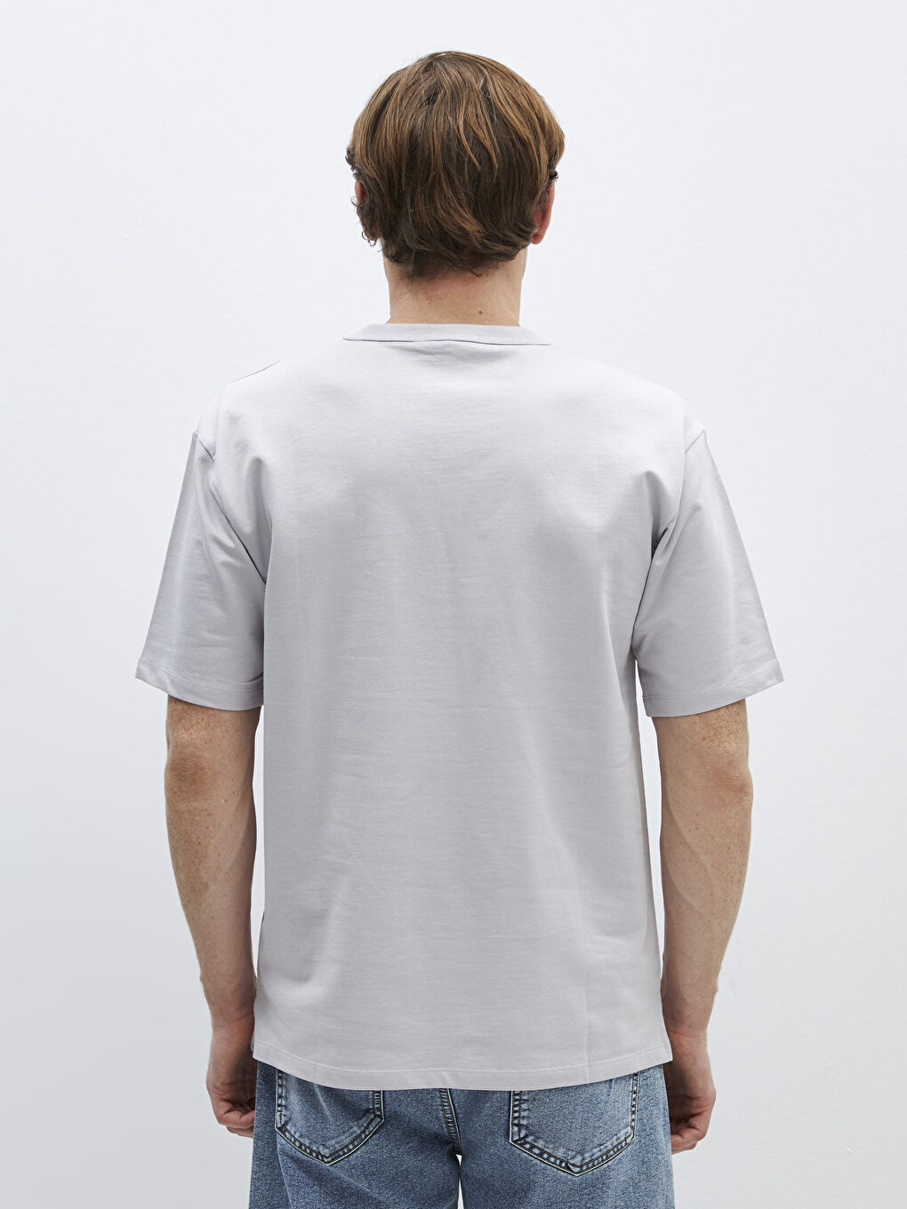 Crew Neck Short Sleeve Men's T-Shirt-4