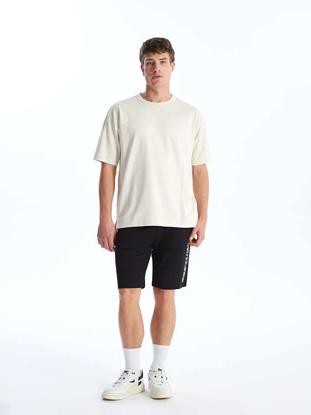 Crew Neck Short Sleeve Men's T-Shirt-2