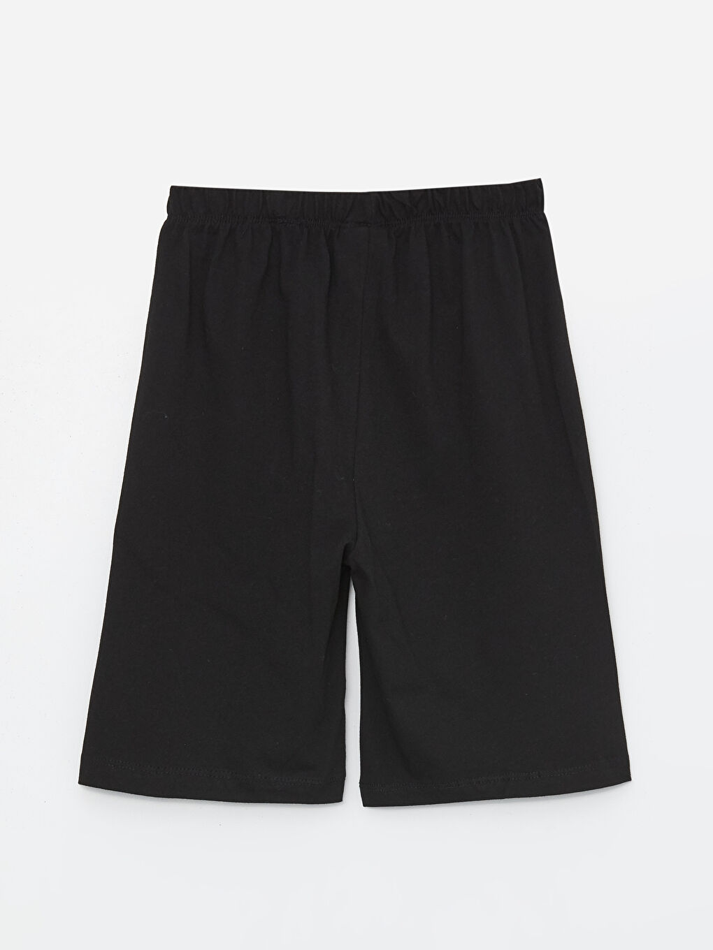 LCW Kids Siyah Beli Lastikli Baskılı Erkek Çocuk Pijama Şort - 1