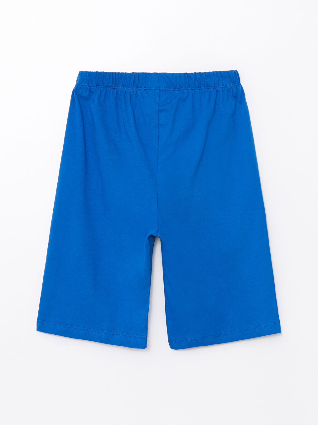 LCW Kids Mavi Beli Lastikli Basic Erkek Çocuk Pijama Şort - 1