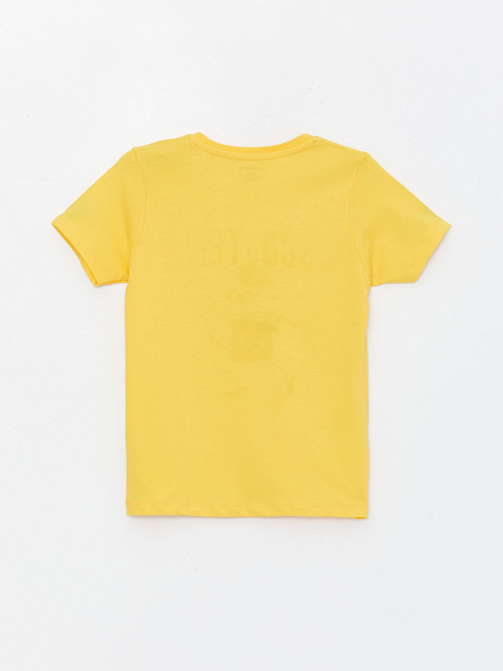 Sarı Bisiklet Yaka Baskılı Kısa Kollu Erkek Çocuk Şortlu Pijama Takımı-2