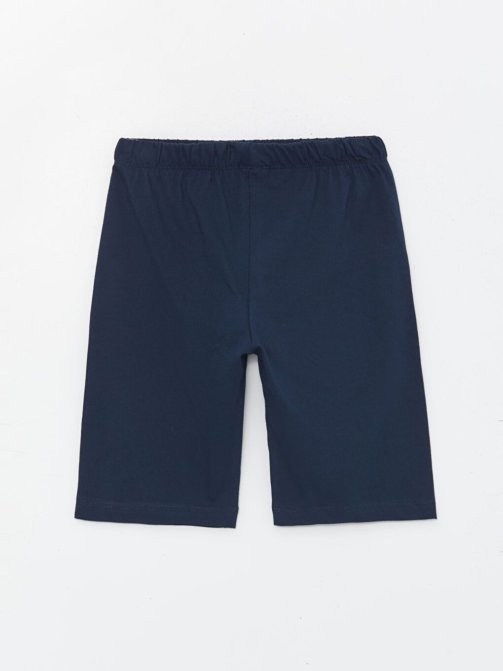 Sarı Bisiklet Yaka Baskılı Kısa Kollu Erkek Çocuk Şortlu Pijama Takımı-5