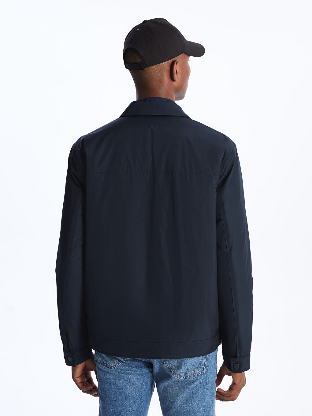 Standard Pattern Shirt Collar Men's Coat -S41644Z8-RFG