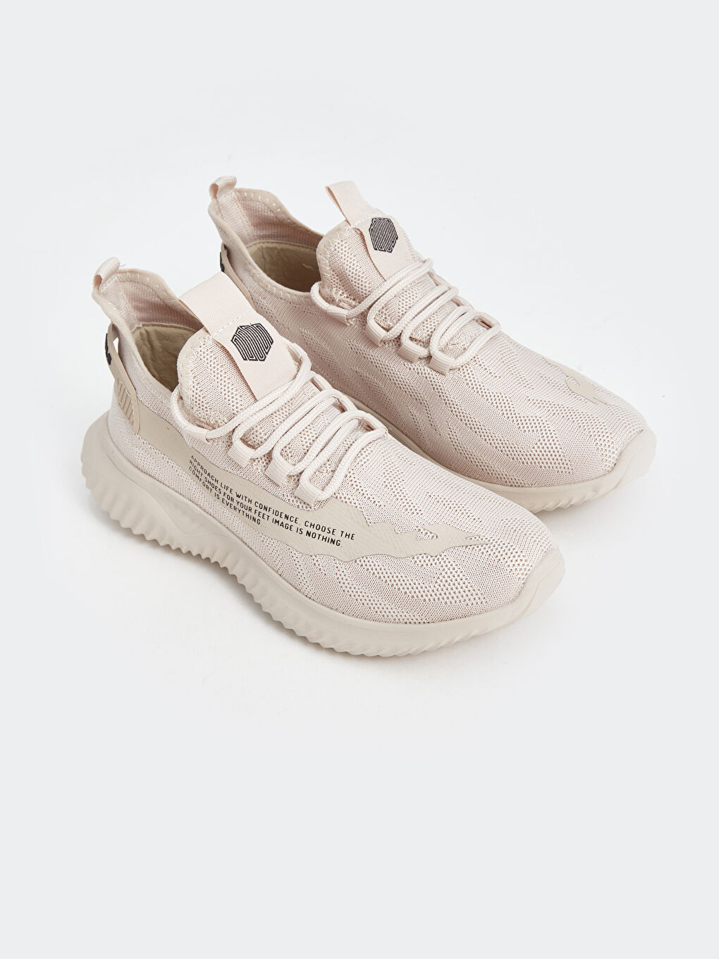 Bej File Detaylı Erkek Spor Ayakkabı