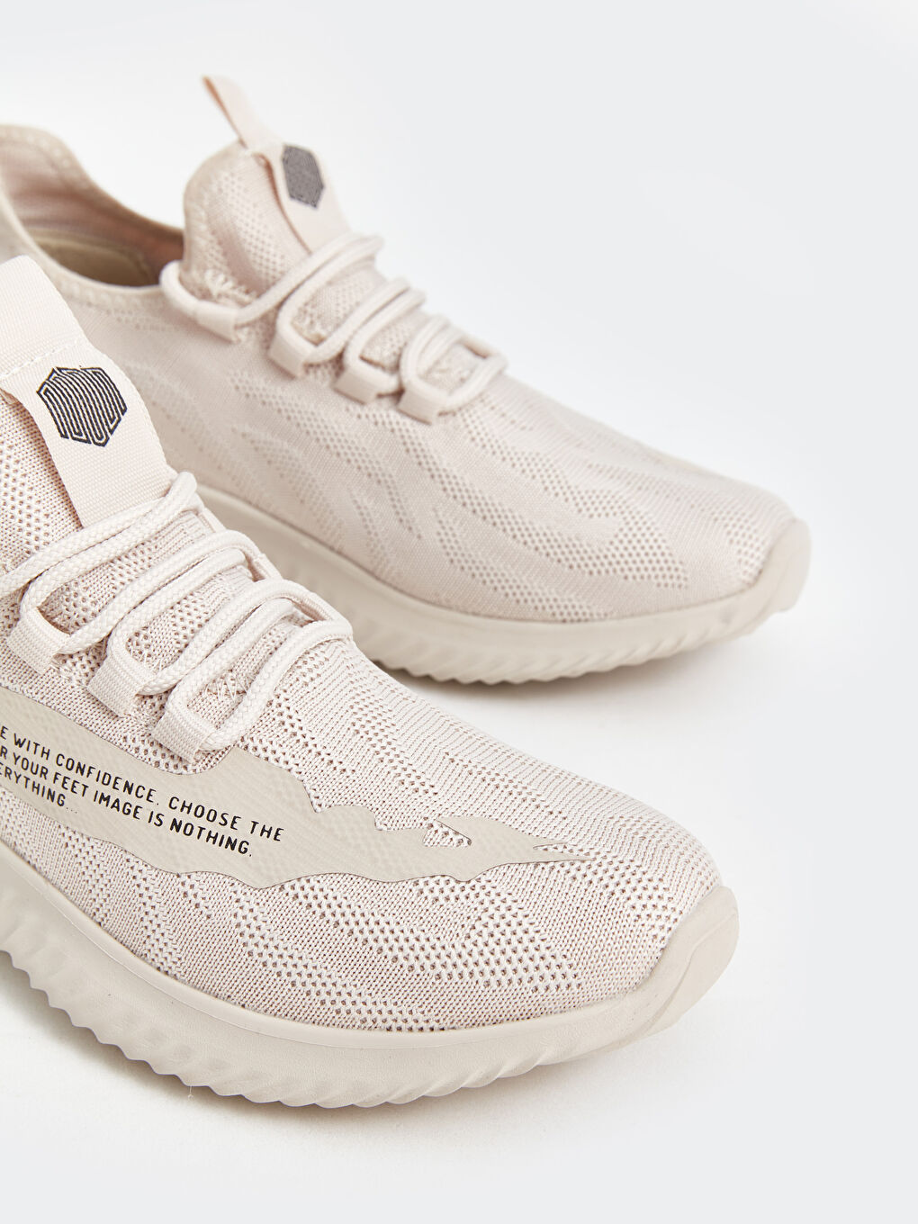 Bej File Detaylı Erkek Spor Ayakkabı-2