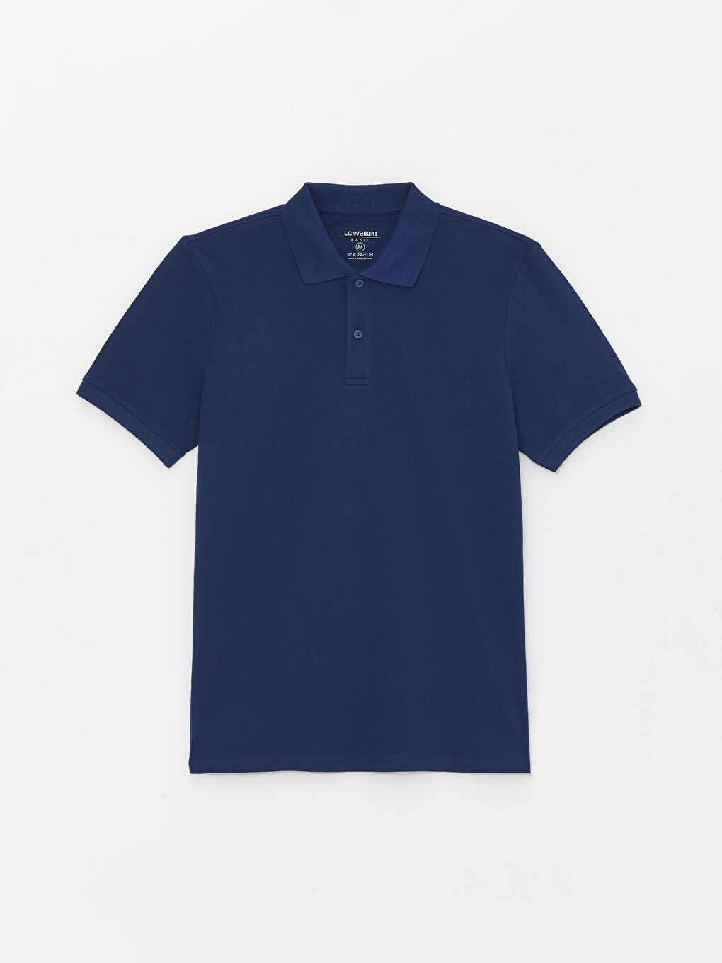 Polo Neck Short Sleeve Pique Men's T-Shirt-5