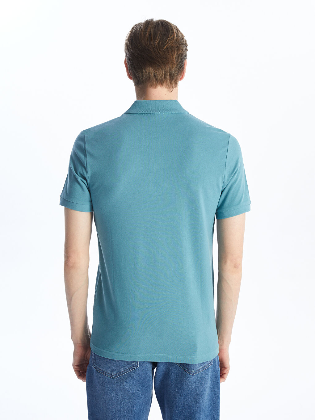 LCWAIKIKI Classic T-shirt en piqué à manches courtes et col polo pour homme -S41699Z8-R9Z