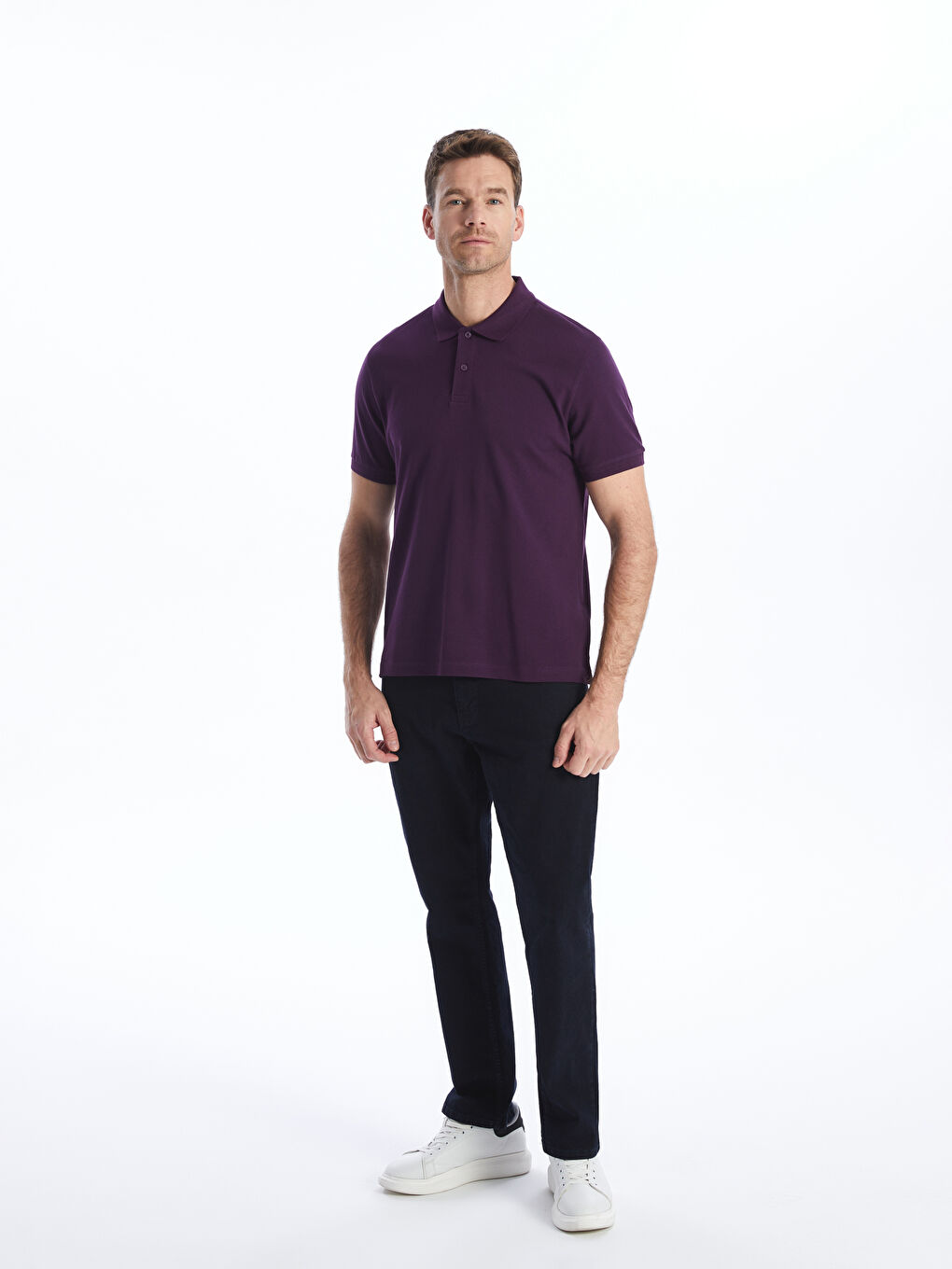 Polo Neck Short Sleeve Pique Men's T-Shirt -S41699Z8-RA0