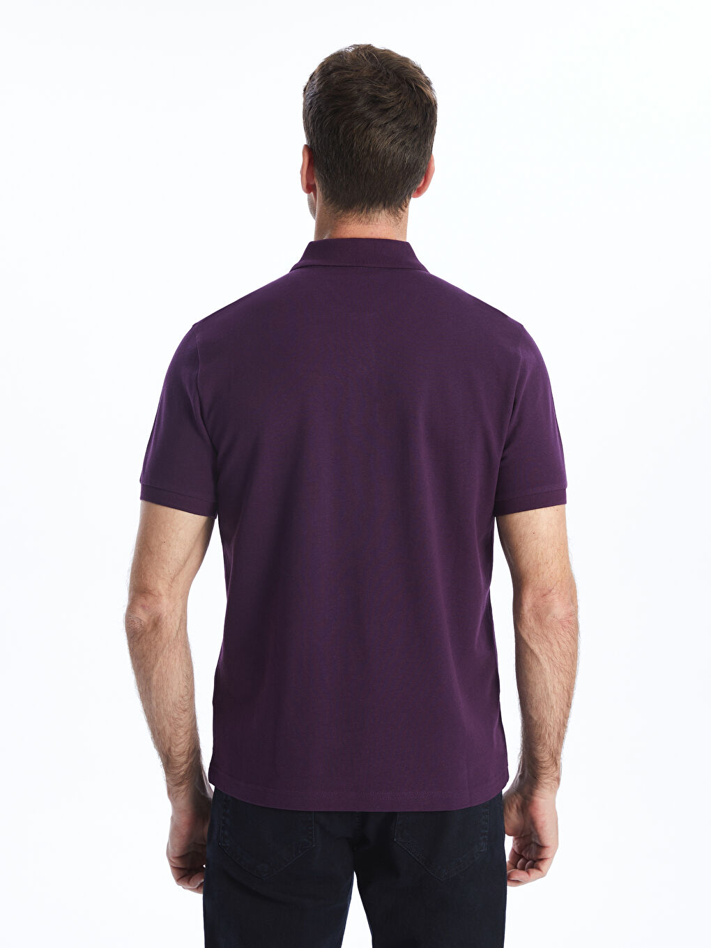 Polo Neck Short Sleeve Pique Men's T-Shirt -S41699Z8-RA0