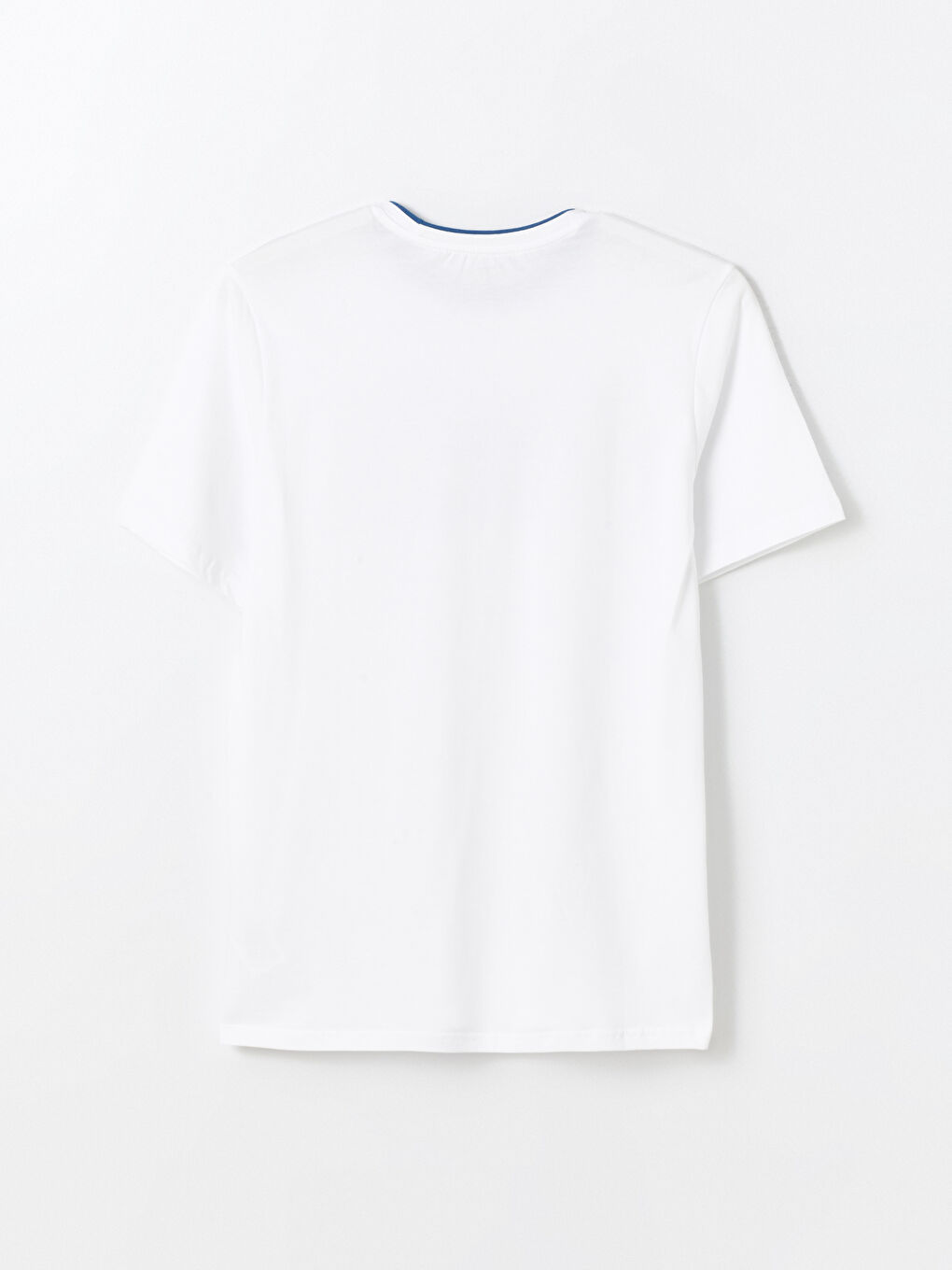 Crew Neck Short Sleeve Printed Combed Cotton Men's T-shirt -S41700Z8-Q6K