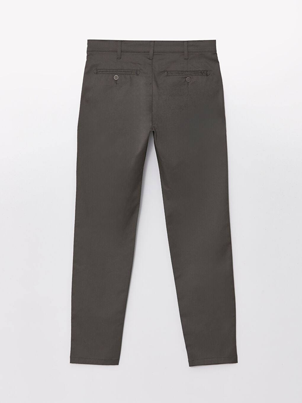 Slim Fit Gabardine Men's Chino Trousers -S41706Z8-PNH