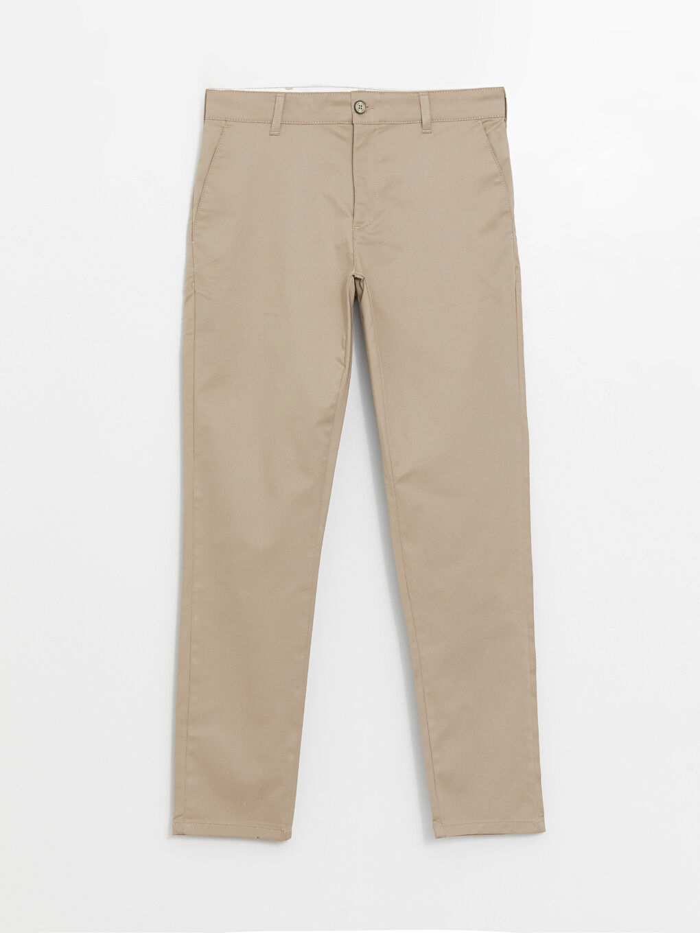 LCWAIKIKI Classic Bej Dar Kalıp Gabardin Erkek Chino Pantolon - 5