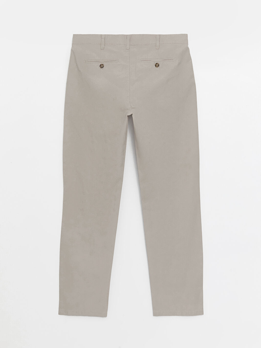 LCWAIKIKI Basic Bej Geniş Kalıp Erkek Chino Pantolon - 5