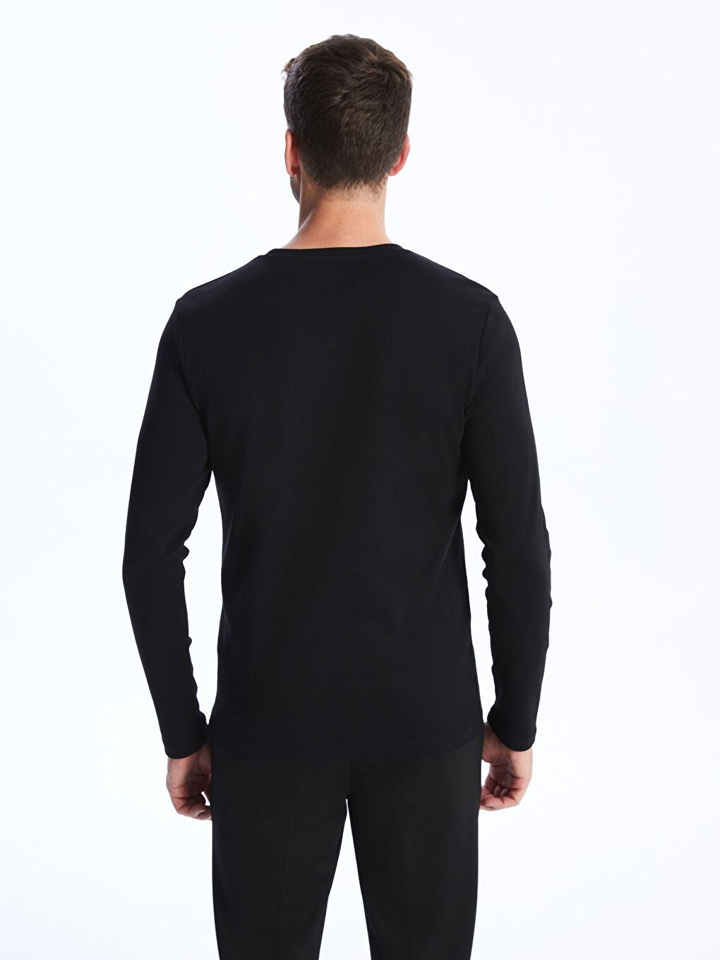 Crew Neck Long Sleeve Printed Men's Sweatshirt -S41771Z8-CVL