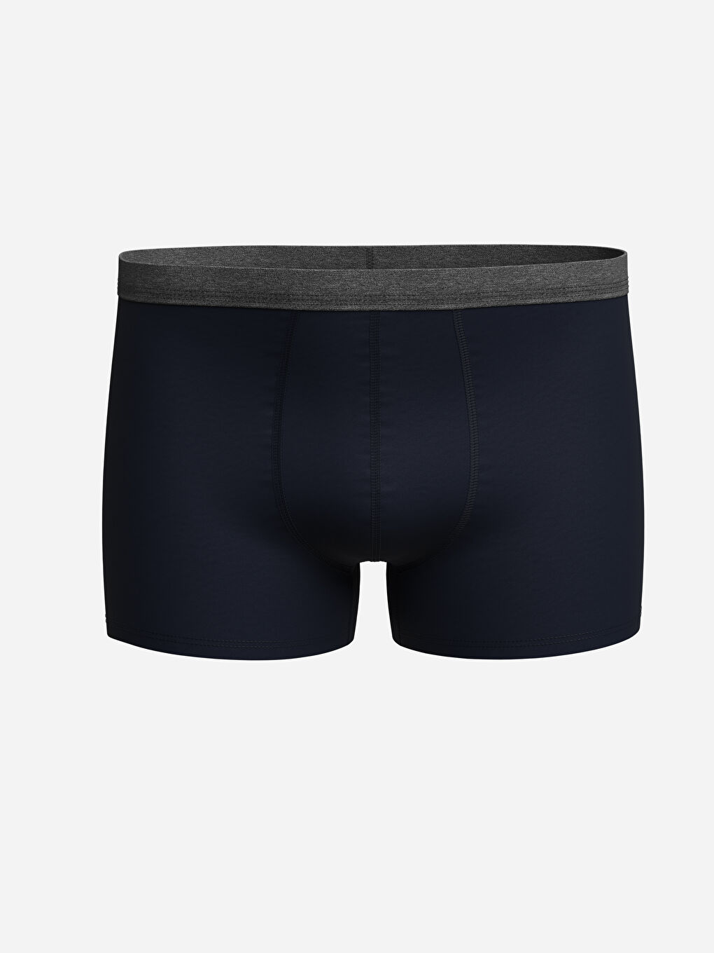 Lacivert Standart Kalıp Pamuklu Esnek Erkek Boxer