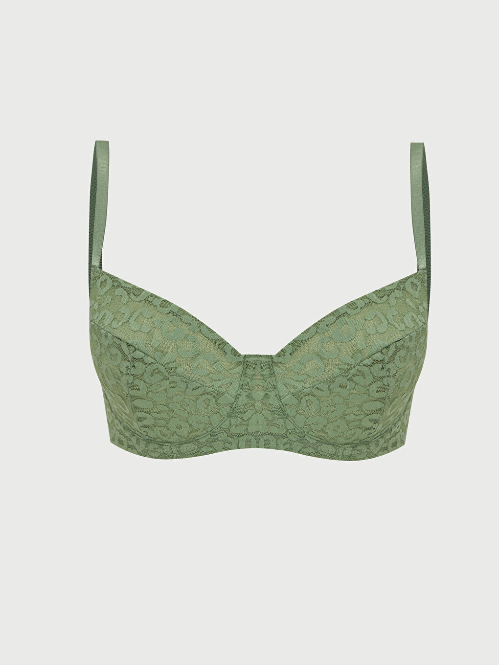 Wired Non-Padded Lace T-Shirt Bra -S41862Z8-GRY