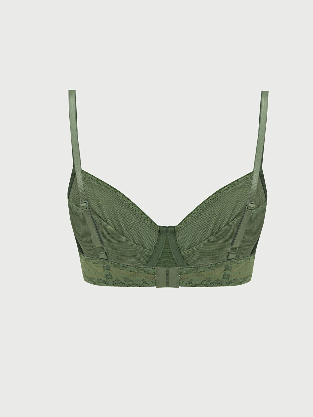 Wired Non-Padded Lace T-Shirt Bra -S41862Z8-GRY