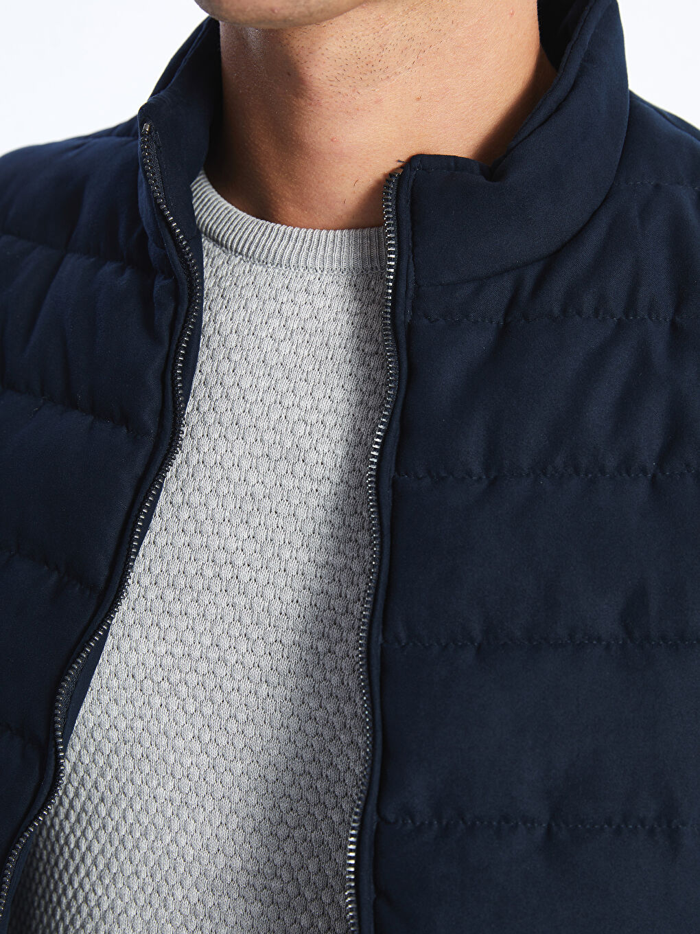 SOUTHBLUE Standard Fit Funnel Neck Men's Waistcoat -S41874Z8-RFH
