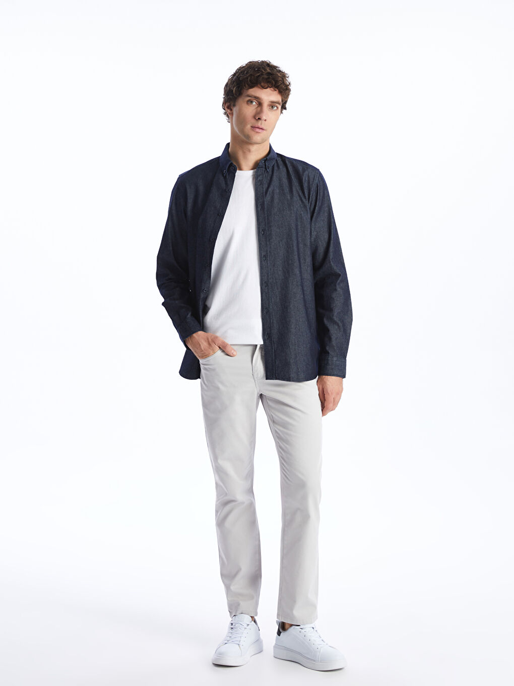 Standard Fit Men's Trousers -S41879Z8-P7S