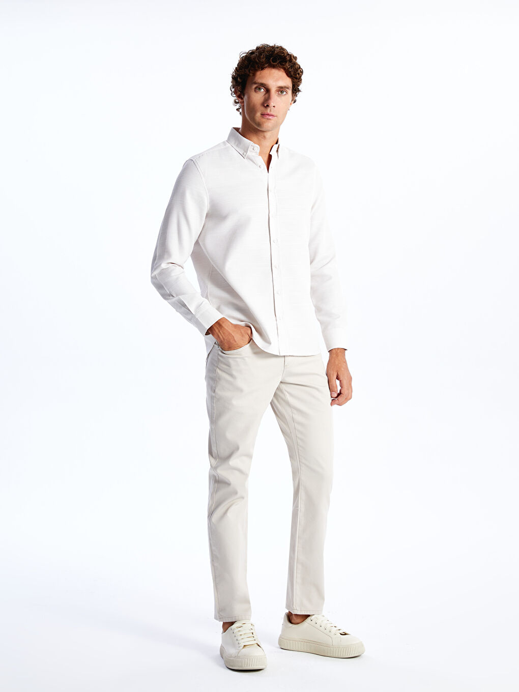 Muške pantole standardnog kroja -S41879Z8-QNB