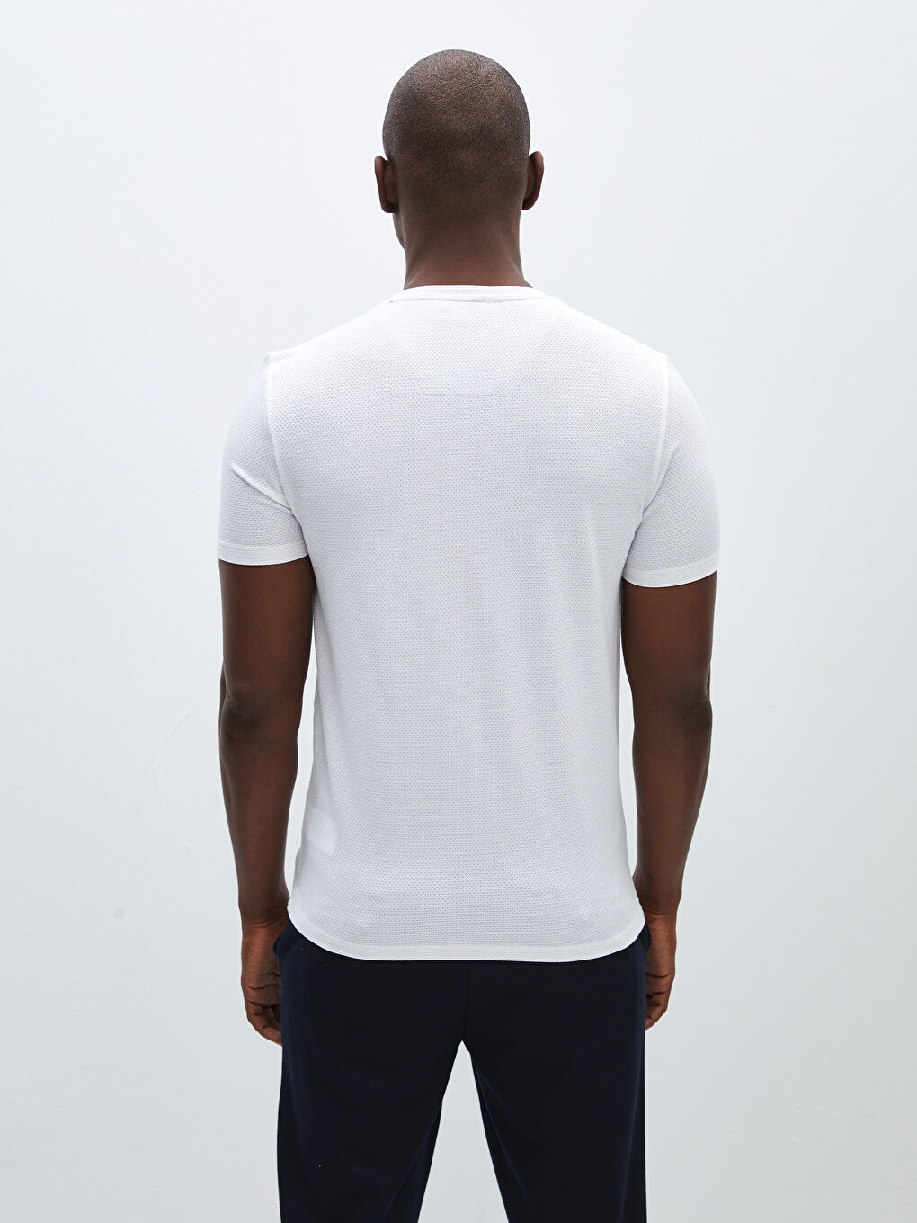 V Neck Short Sleeve Men's T-Shirt-4