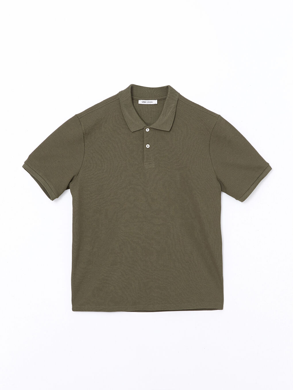 Polo Neck Short Sleeve Men's T-Shirt-4