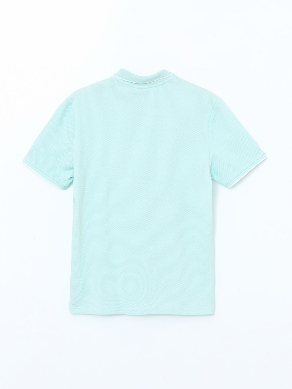 Polo Neck Short Sleeve Men's T-Shirt-1