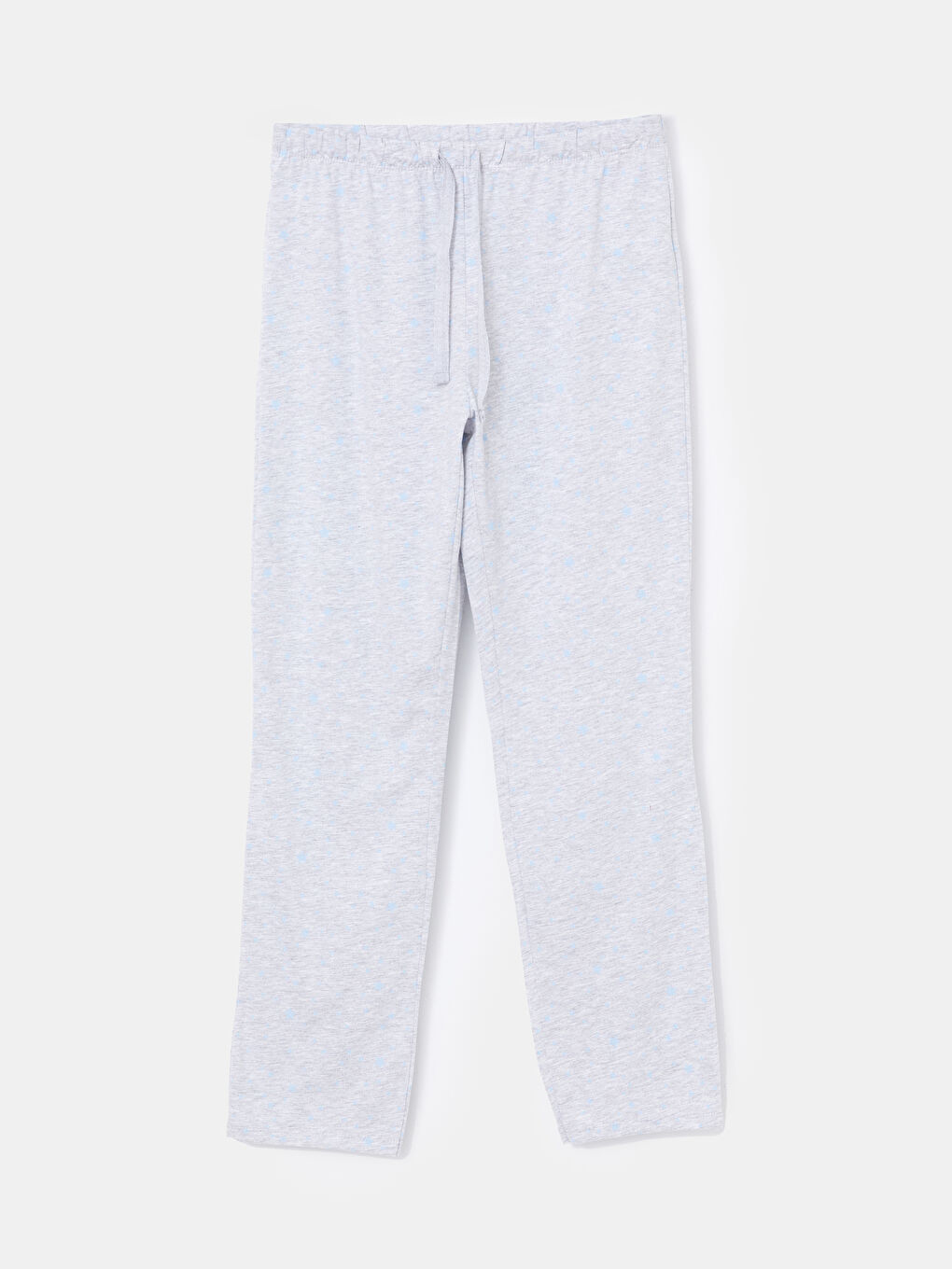 Gri Beli Lastikli Kadın Pijama Altı-4